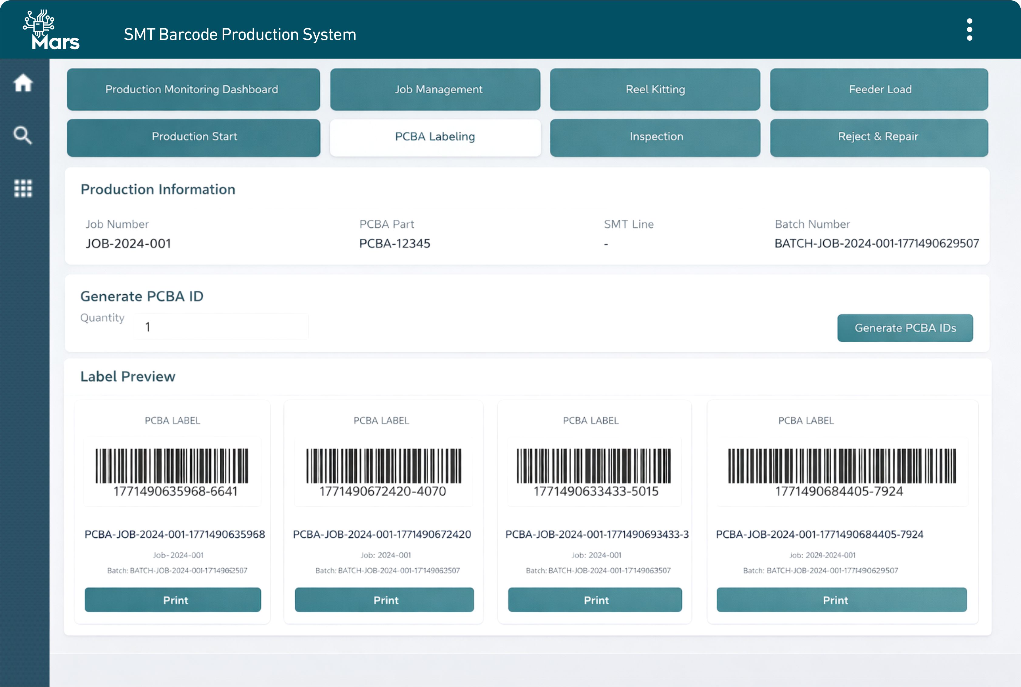 MES Shopfloor Control