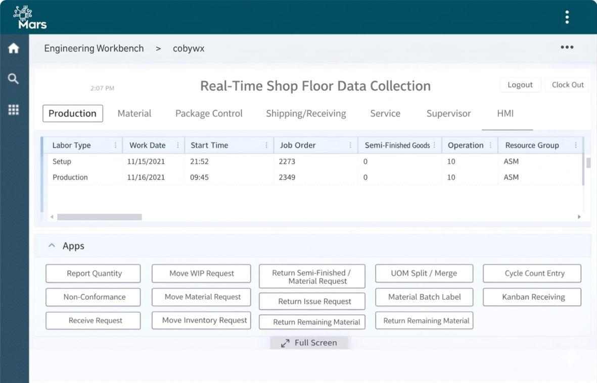 MES Production Execution