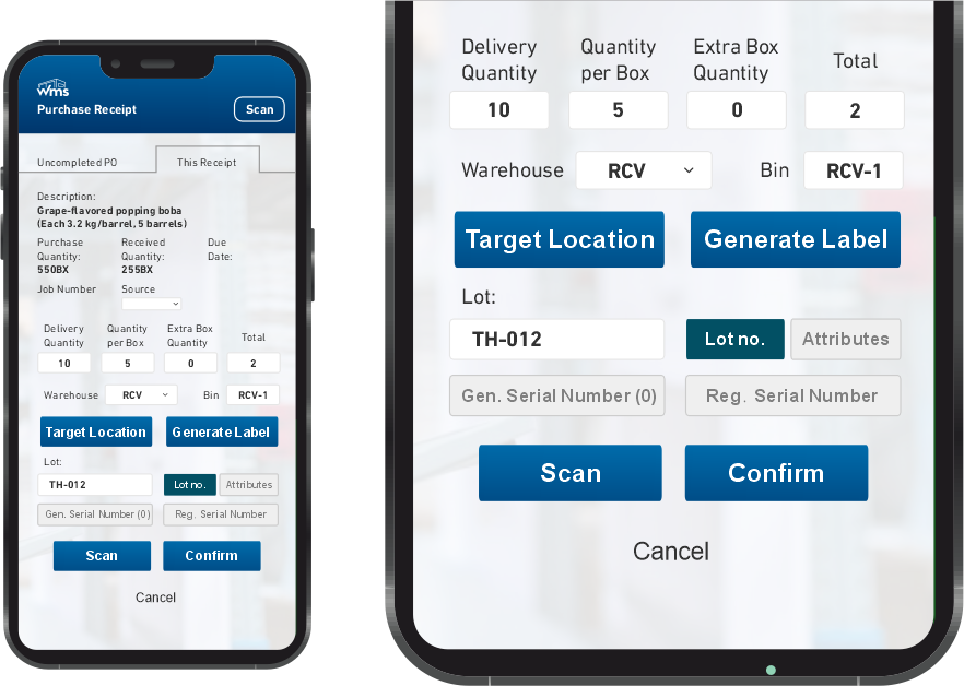 Batch / Lot Number Control