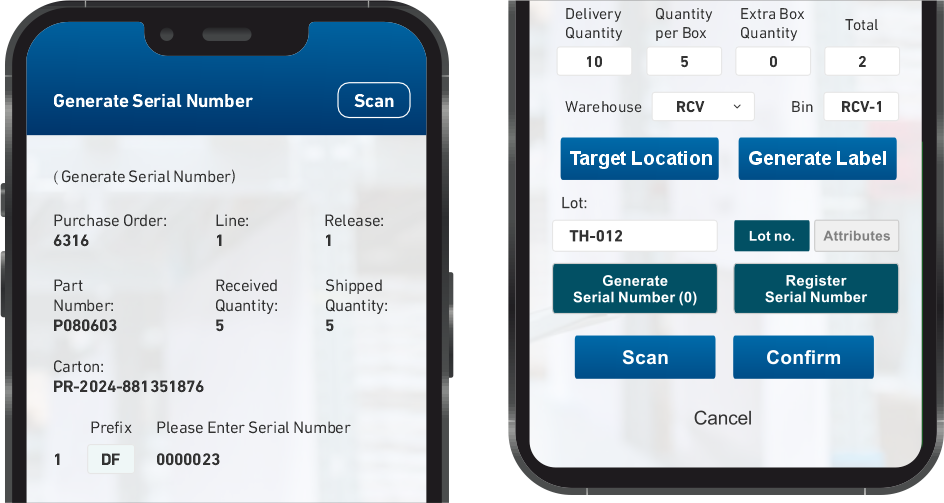 Serial Number Traceability